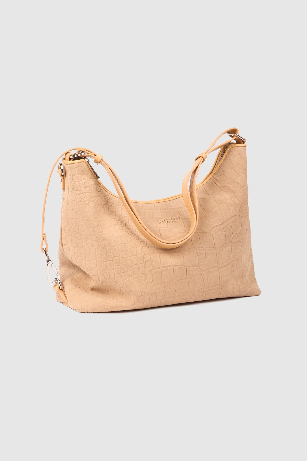 NUNOO NB SMALL ALMA DRAPED SOFT en color MARRON CLARO (3)