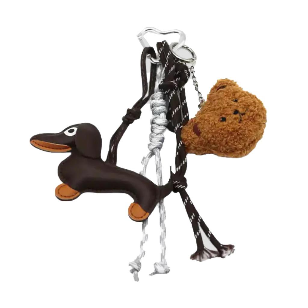 STICKY BESTIE BAGCHARM BCH en color MARRON (3)