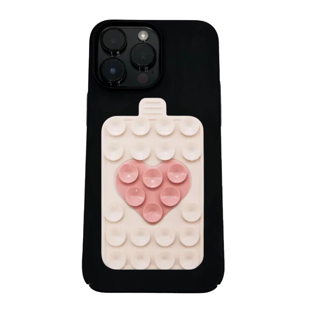 STICKY BESTIE DOUBLE HEART BESTIE en color ROSA (5)