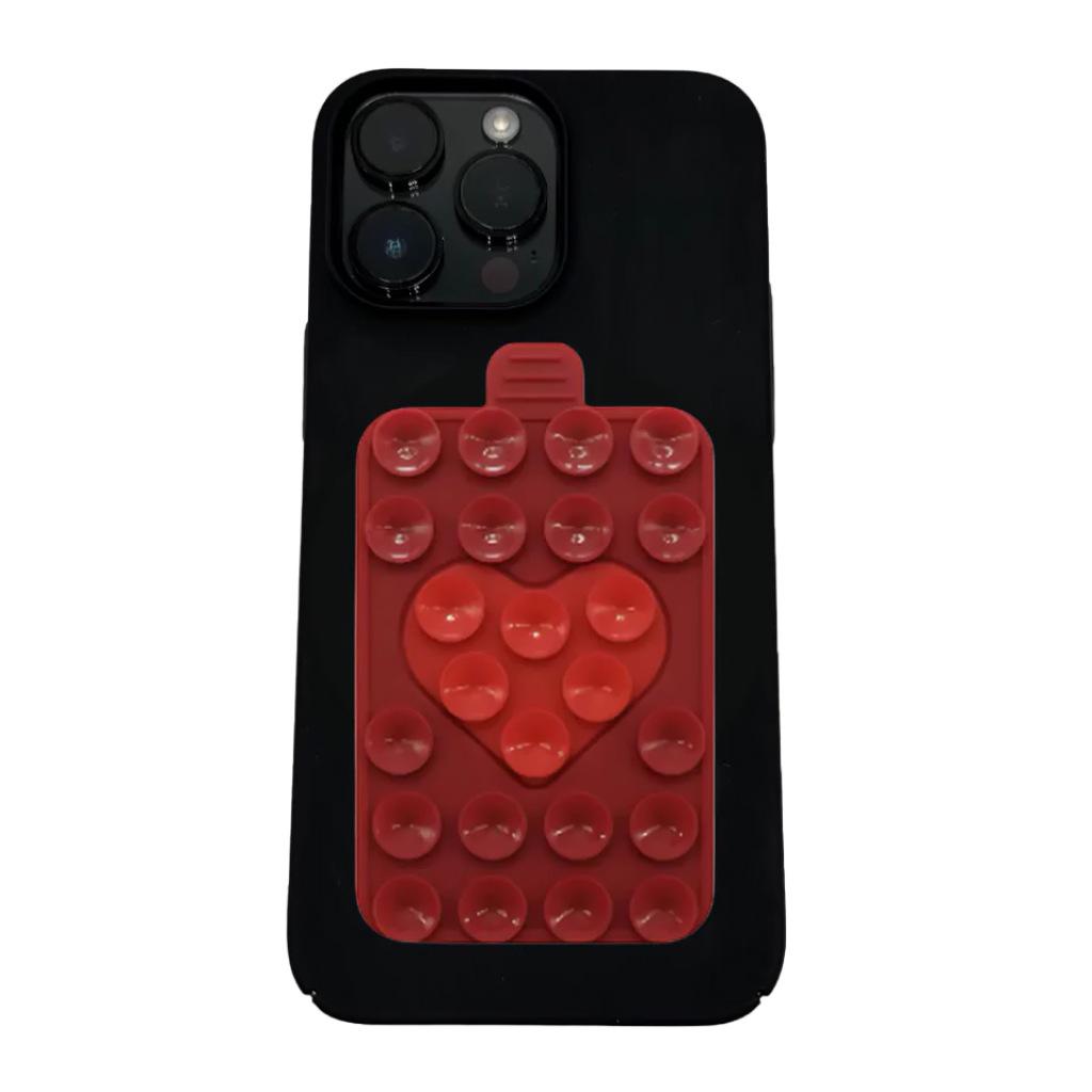STICKY BESTIE DOUBLE HEART BESTIE en color ROJO (3)