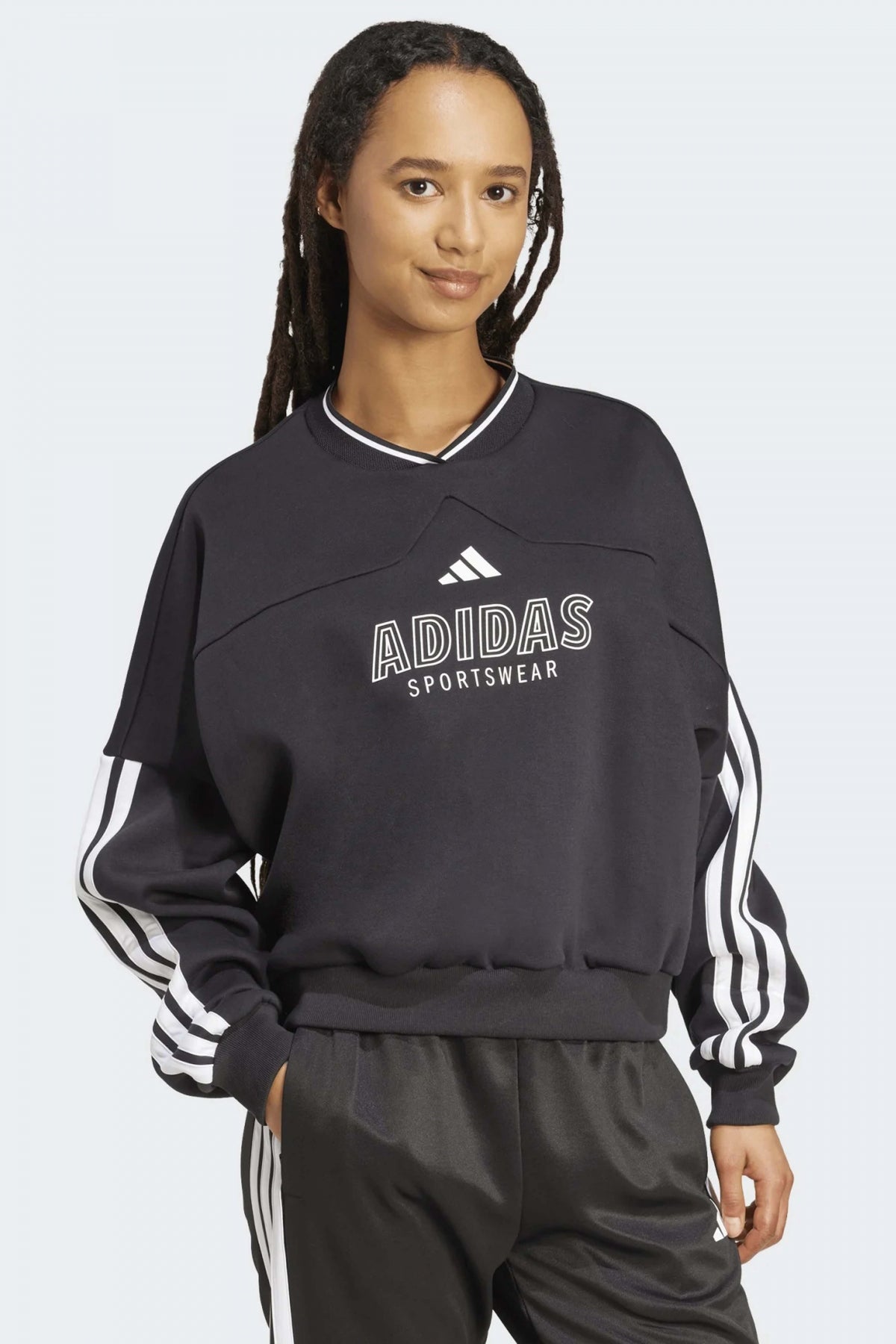 ADIDAS W TIRO FL SWT en color NEGRO (4)