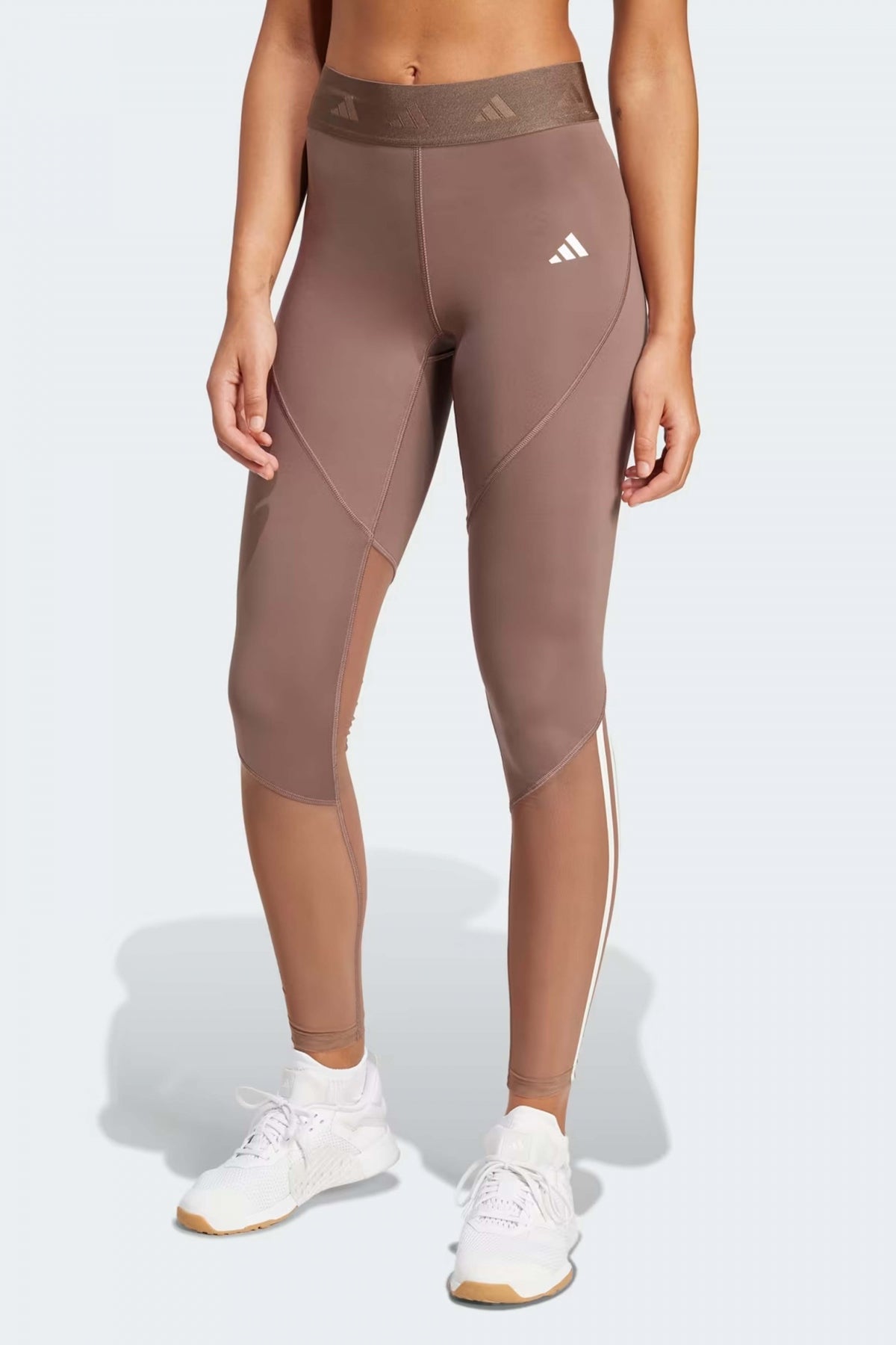 ADIDAS HYPERGLAM FULL-LENGTH LEGGINGS en color MARRON (1)