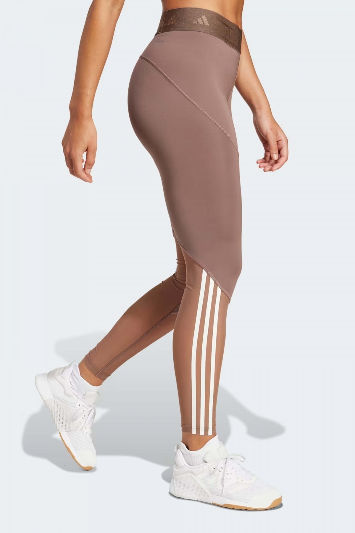 ADIDAS HYPERGLAM FULL-LENGTH LEGGINGS en color MARRON (4)