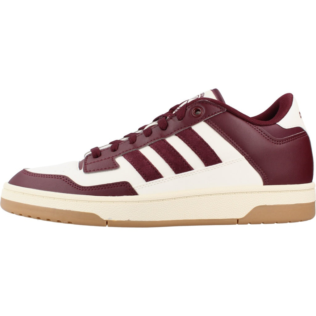 ADIDAS RAPID COURT LOW en color BURDEOS (2)