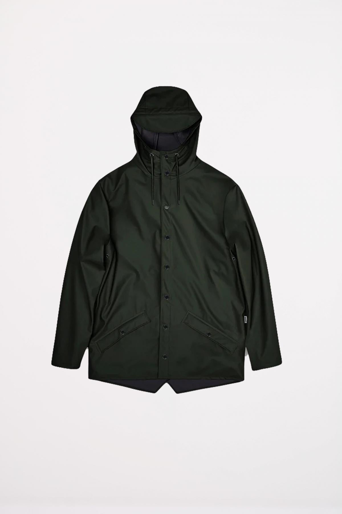 RAINS JACKET W en color VERDE (2)