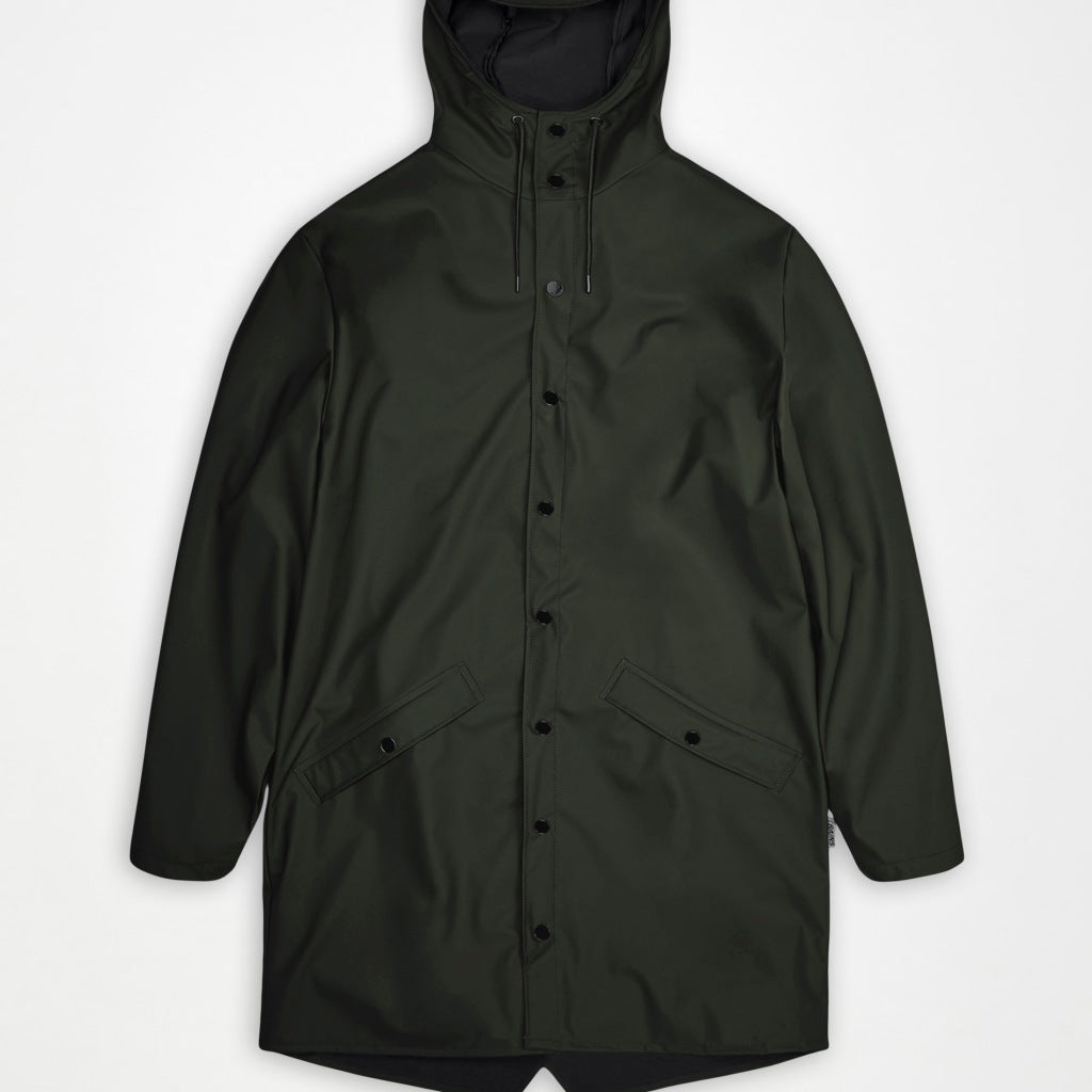 RAINS R LONG JACKET W en color AZUL (6)