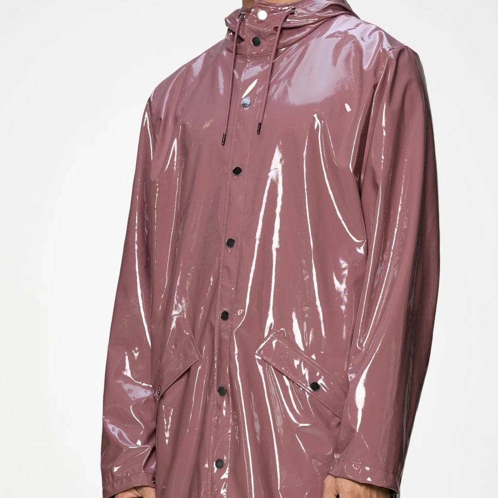 RAINS R LONG JACKET W en color ROSA (6)