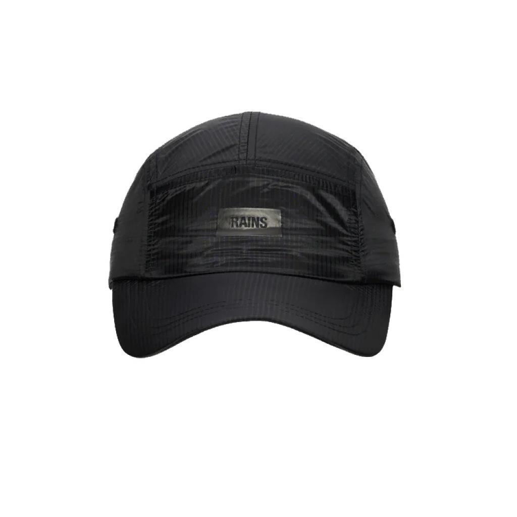 RAINS PANEL RIPSTOP CAP en color NEGRO (4)