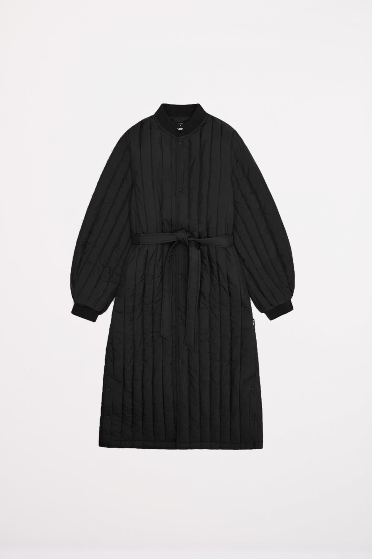 RAINS BANJA LINER W COAT T en color NEGRO (2)