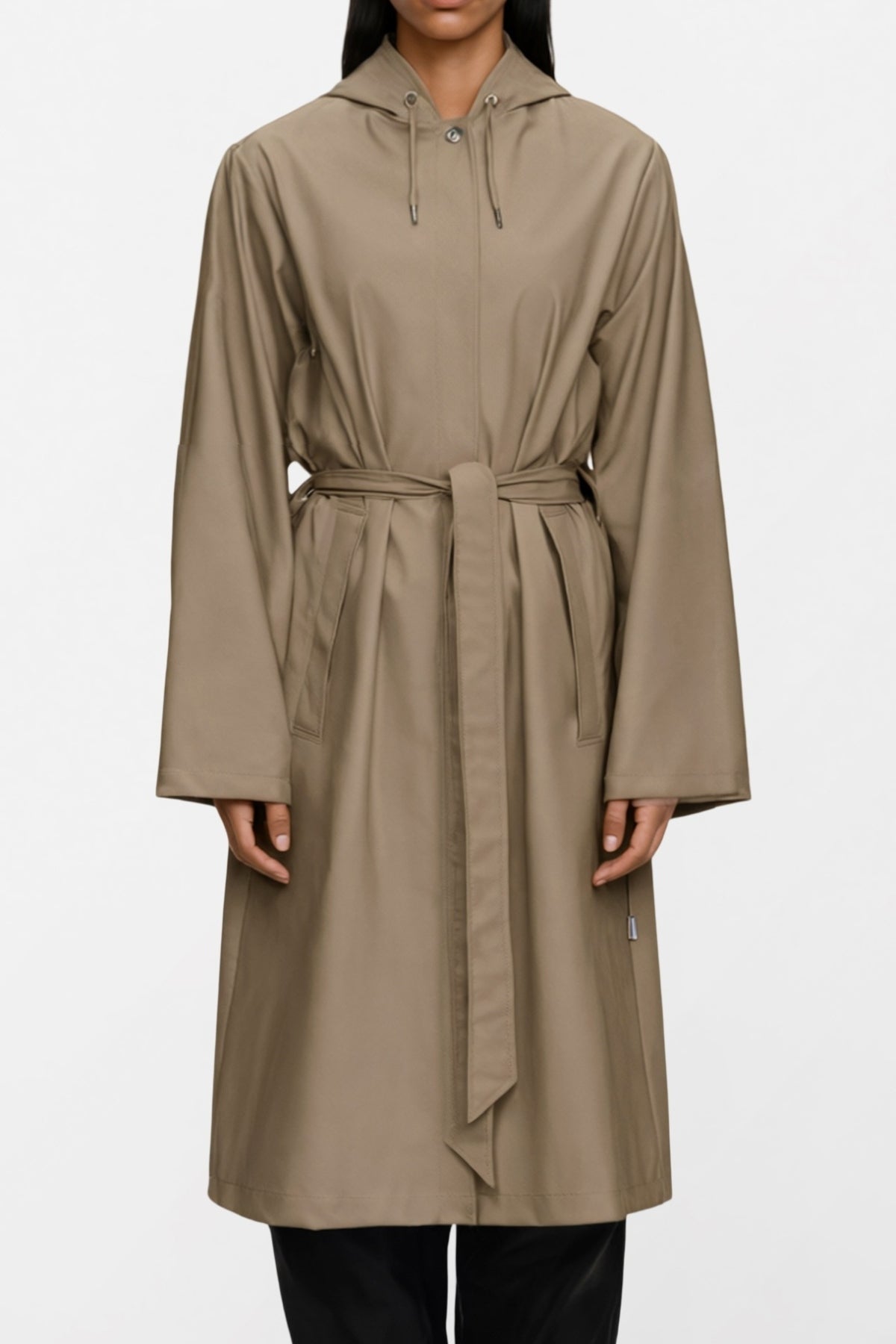 RAINS R LONGER W JACKET W en color MARRON CLARO (1)