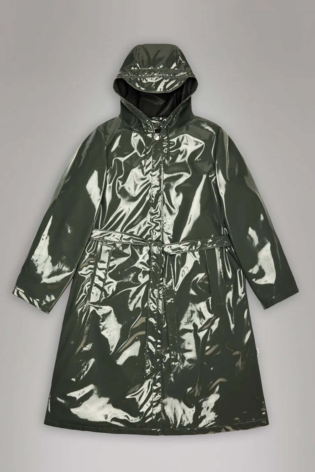 RAINS A LINE LONGER W JACKET W en color VERDE (2)