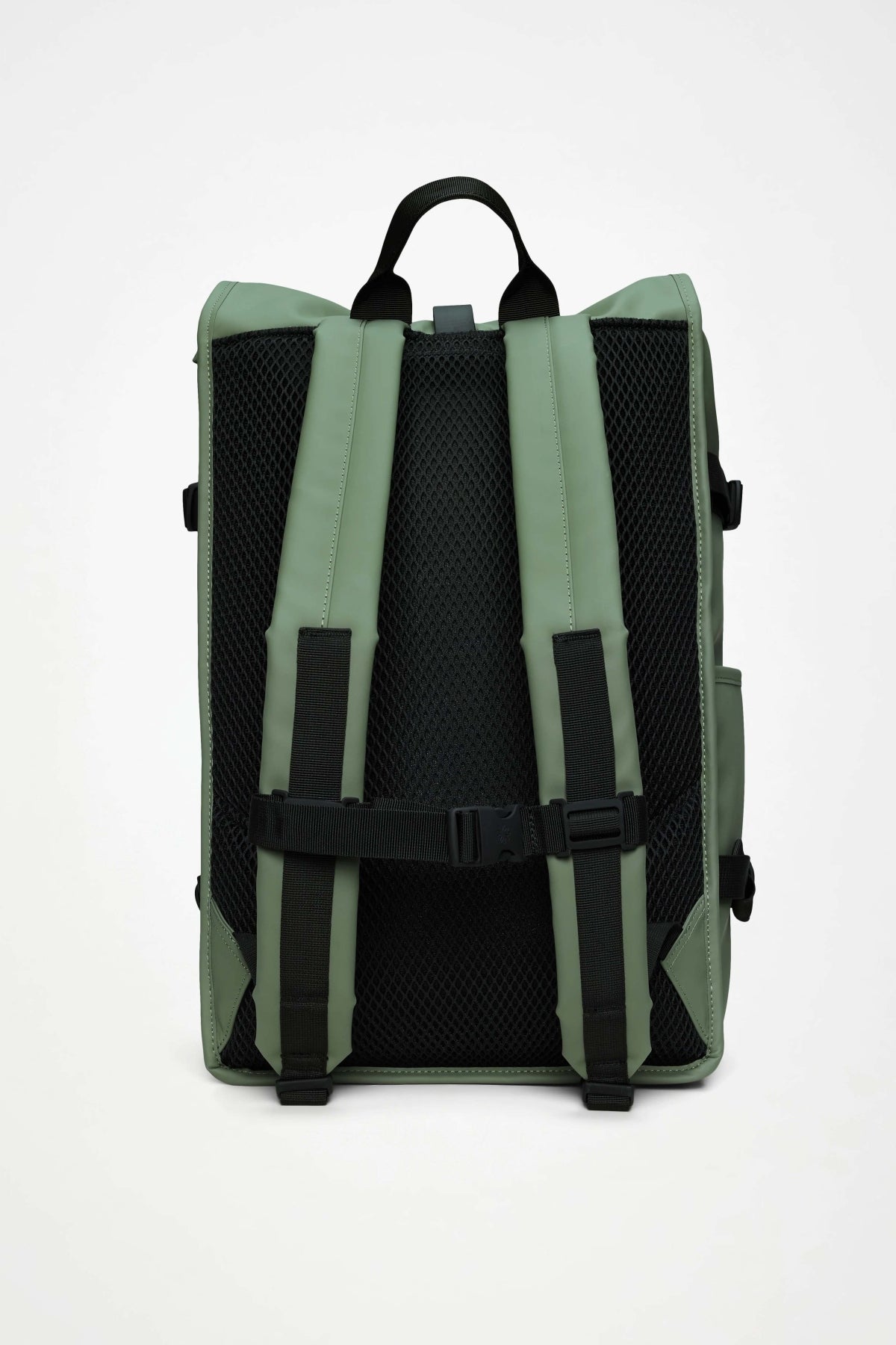 RAINS ROLLTOP RUCKSACK W en color VERDE (4)