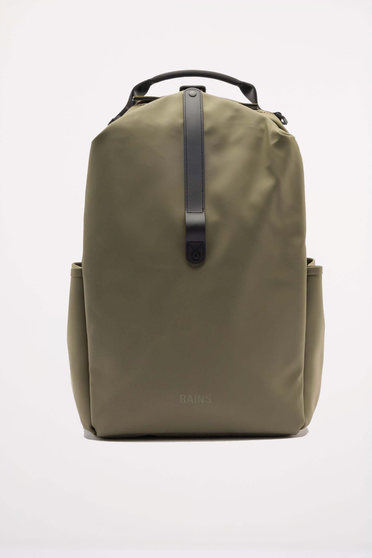 RAINS CLIP FRONT BACKPACK W en color VERDE (1)