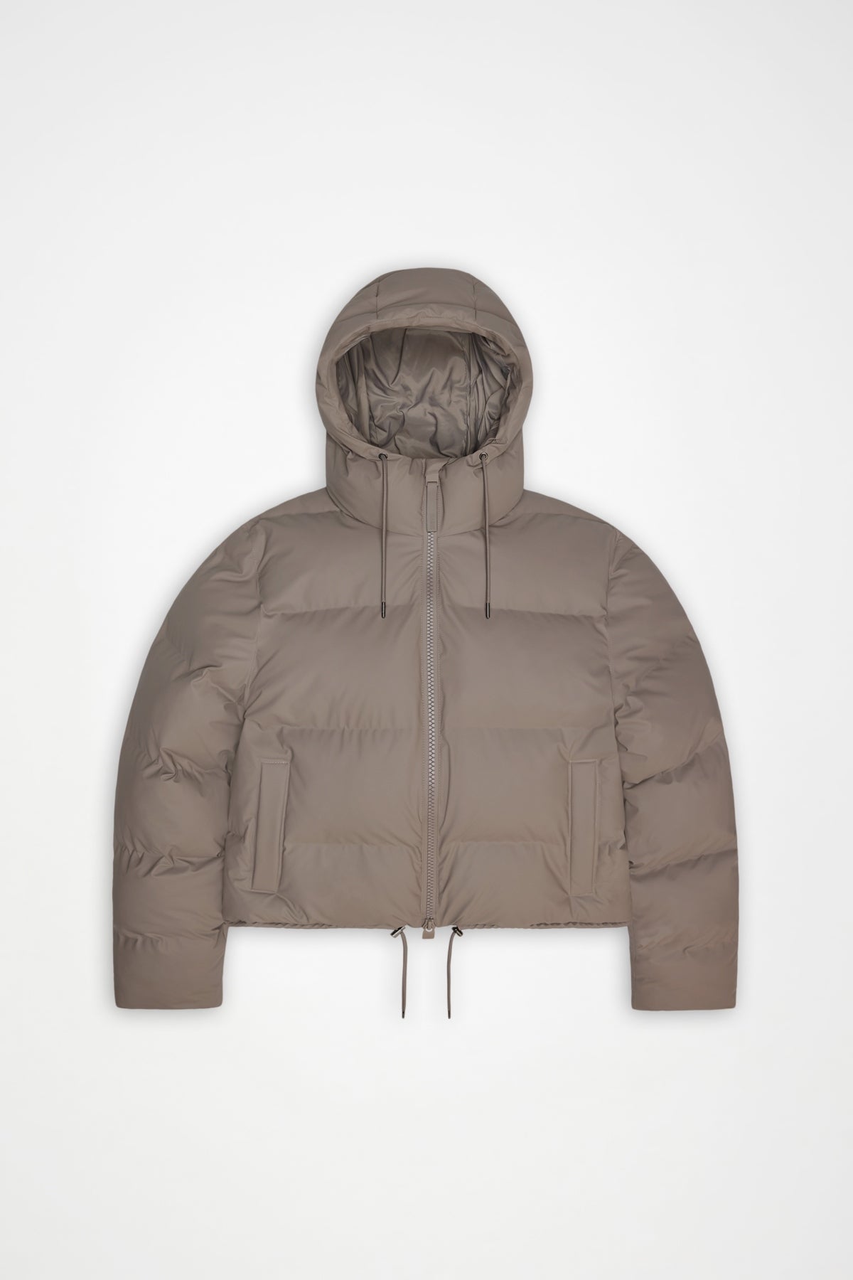 RAINS R ALTA SHORT PUFFER JACKET WT en color BEIS (3)