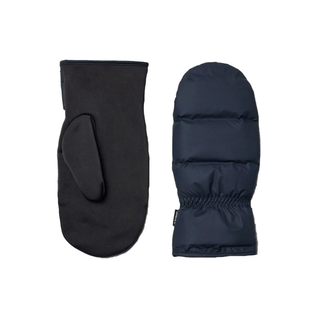 RAINS LOHJA PUFFER MITTENS WT en color AZUL (3)
