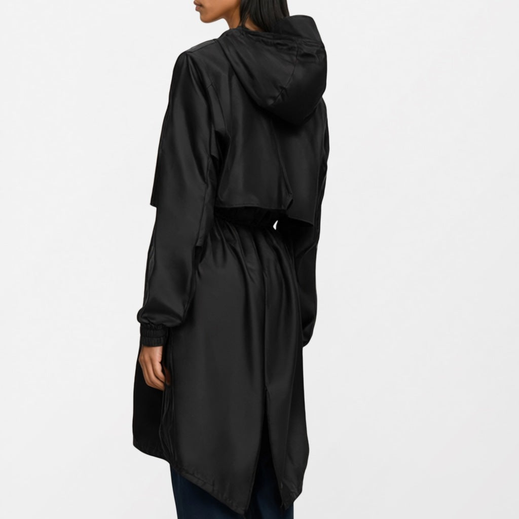 RAINS R STRING W PARKA W en color NEGRO (5)