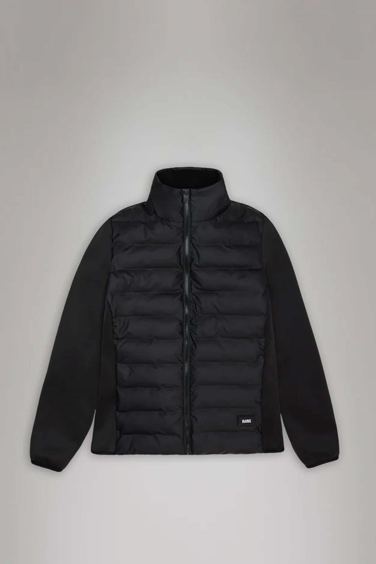 RAINS SAFI FLEECE HYBRID CURVE JAC en color NEGRO (2)