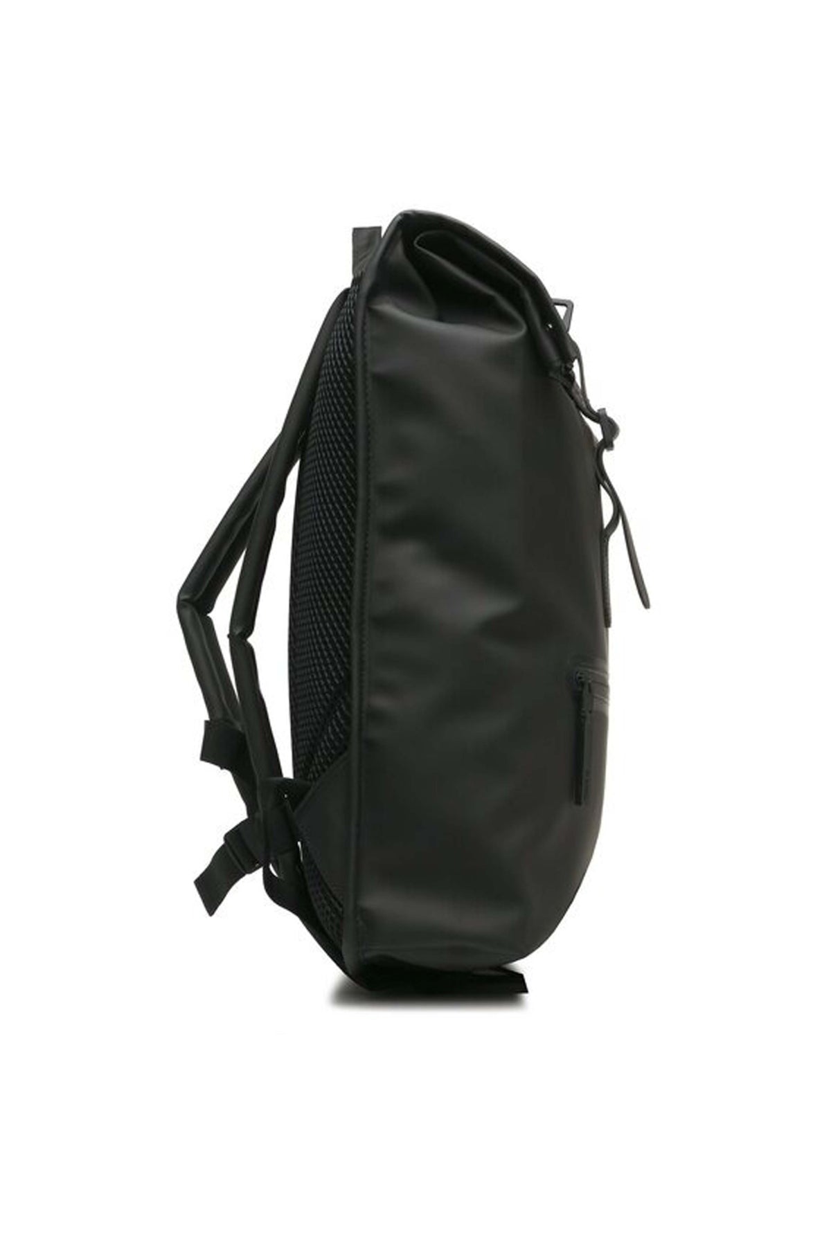 RAINS ROLLTOP RUCKSACK W en color NEGRO (4)