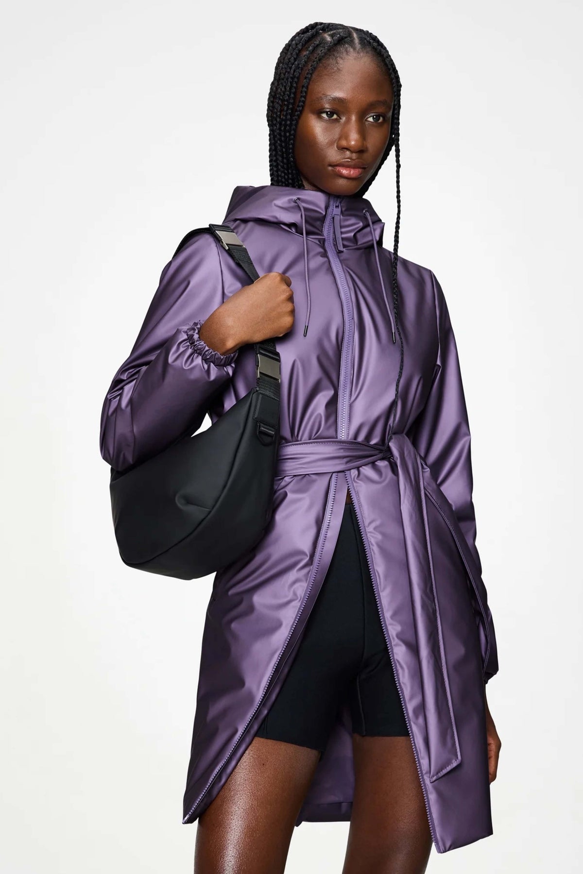 RAINS SHOULDER BAG W en color NEGRO (1)