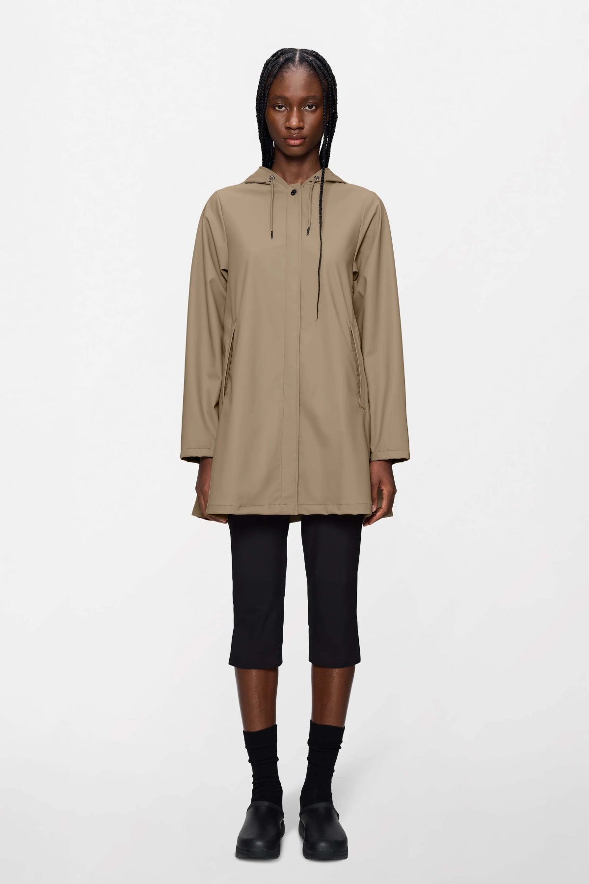 RAINS LINE W JACKET W en color MARRON (1)