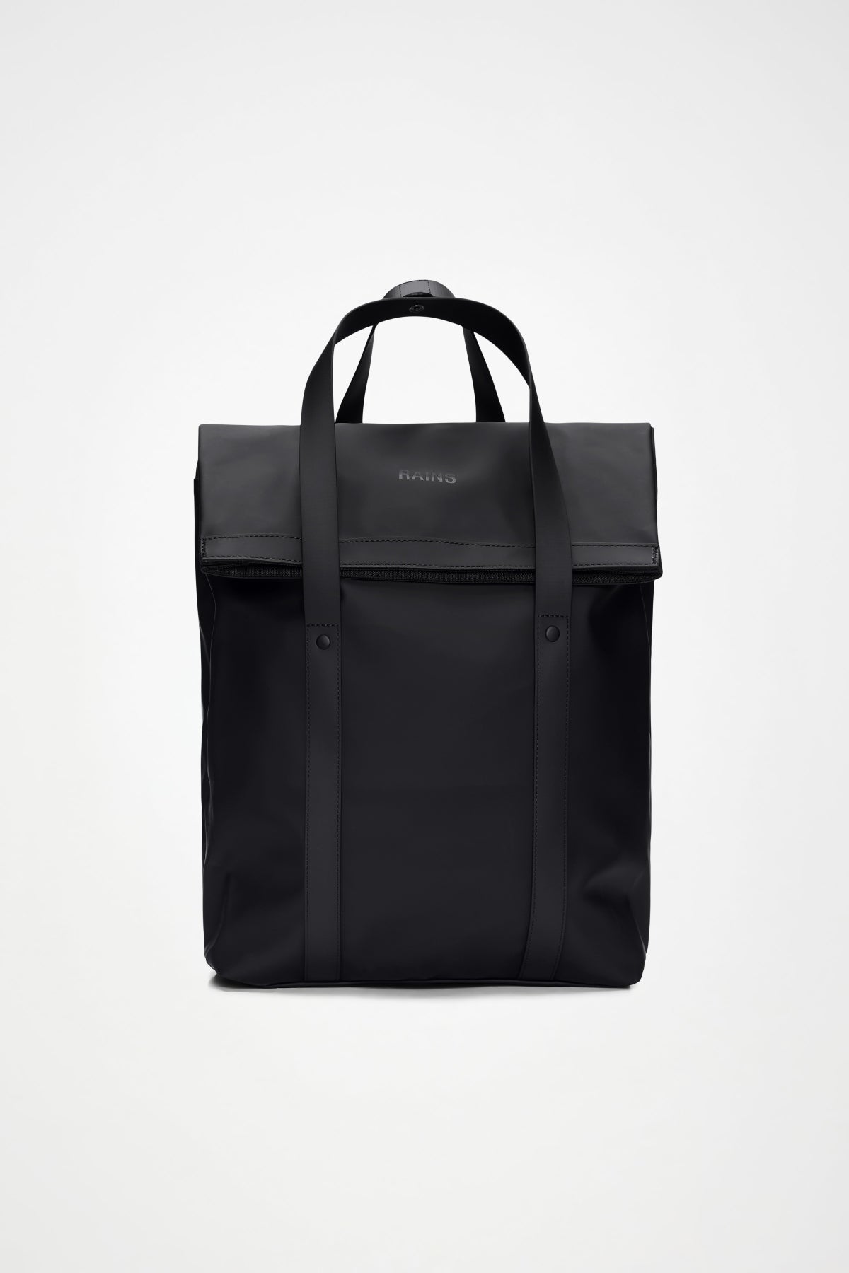 RAINS R WAY TOTE BACKPACK W en color NEGRO (1)