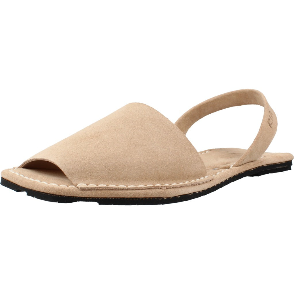 RIA MENORCA M CAB SANDALIA ANTE CALF en color MARRON CLARO (1)