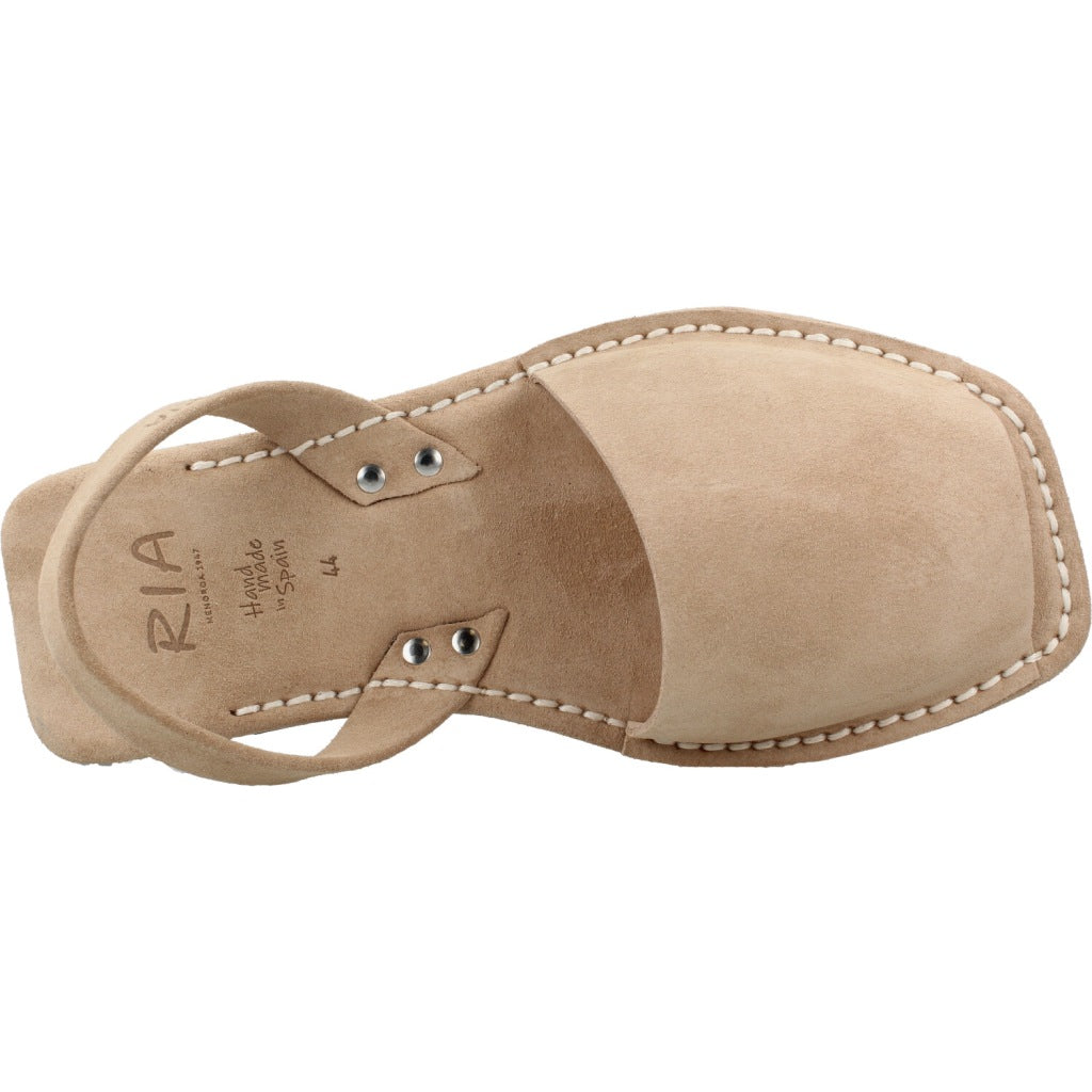 RIA MENORCA M CAB SANDALIA ANTE CALF en color MARRON CLARO (7)