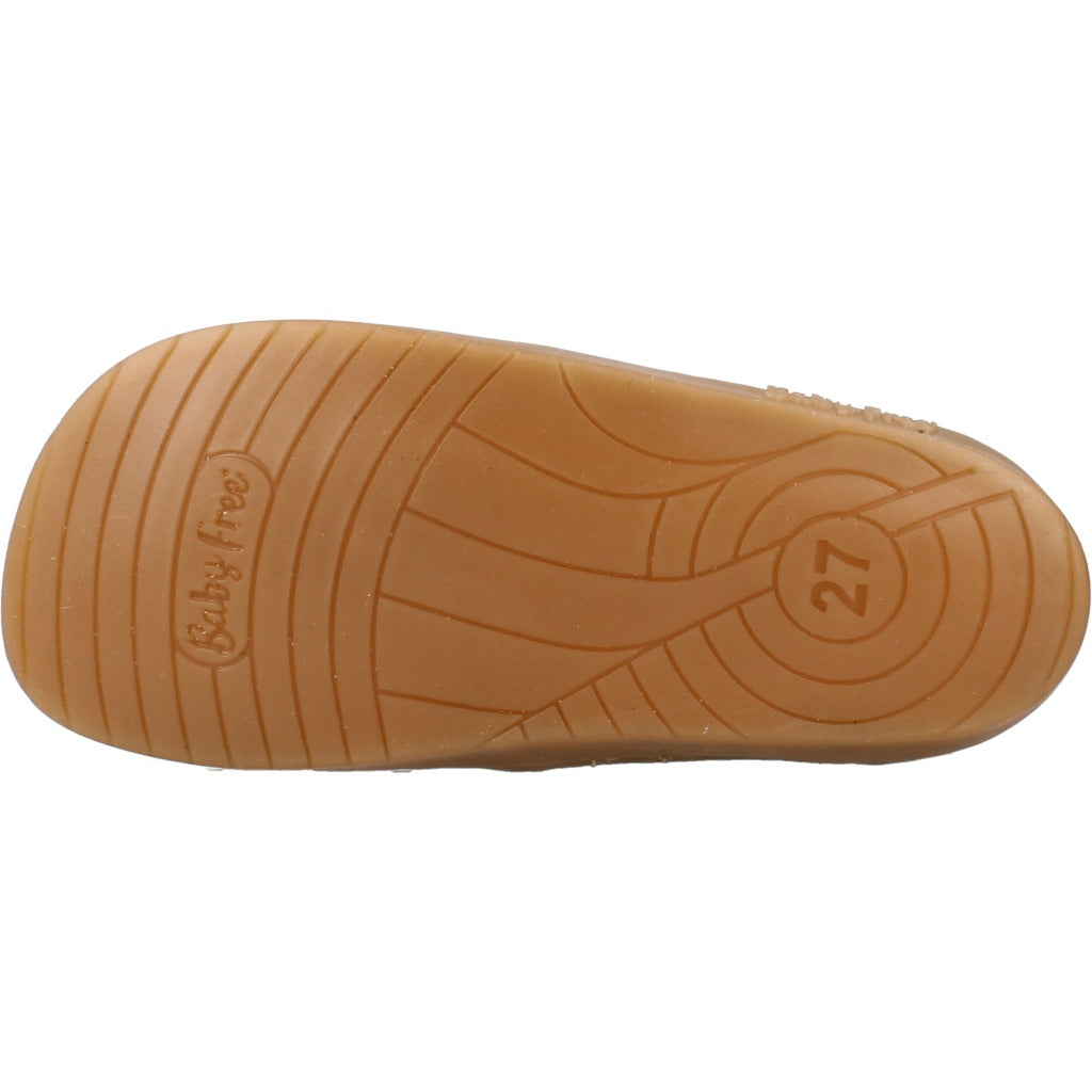 CHETTO BOTIN BAREFOOT PIEL CONEJITO CON ELASTIC en color AZUL (6)