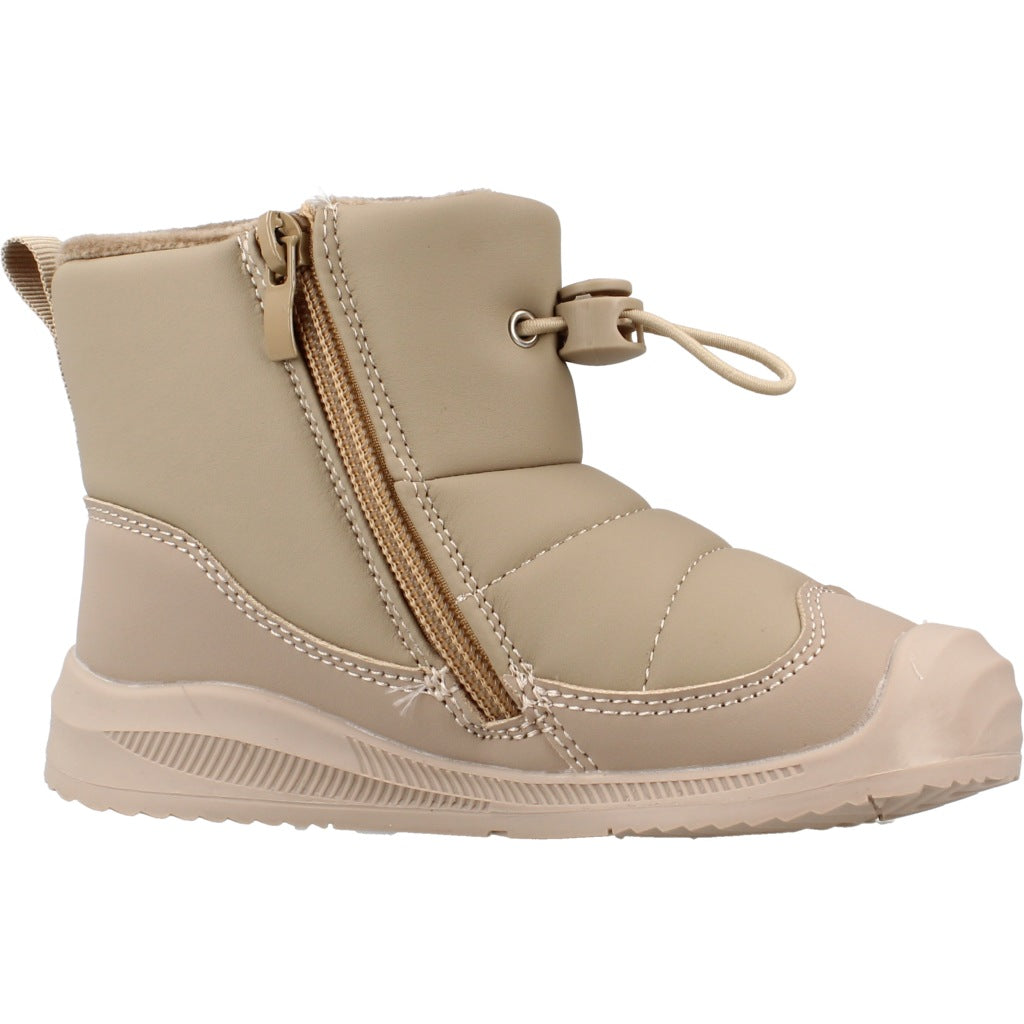 CHETTO BOTA BAREFOOT CREMALLERA LATERAL en color BEIS (5)