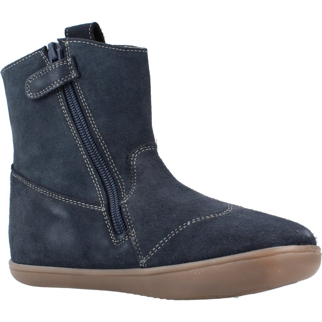 CHETTO BOTA DE PIEL - TIPO CAMPERA - WATERPROOF en color AZUL (5)