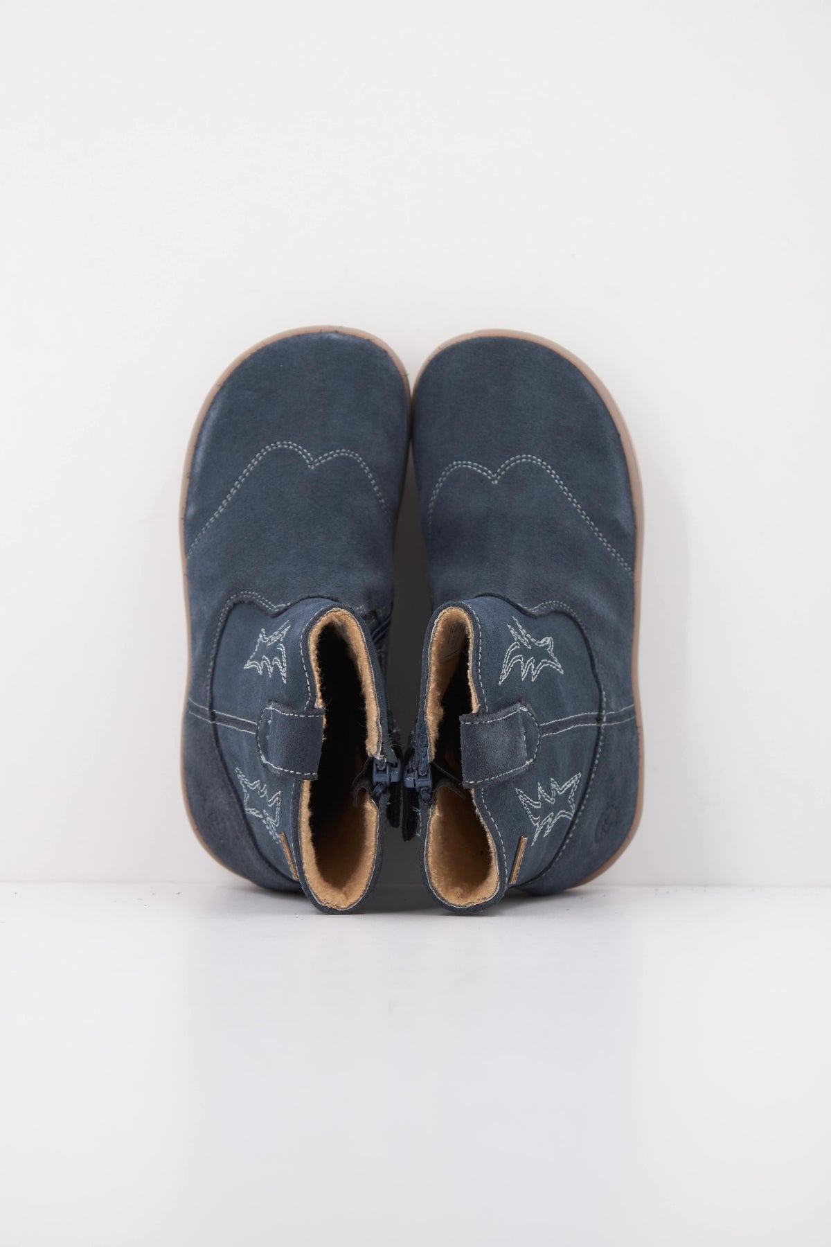 CHETTO BOTA DE PIEL - TIPO CAMPERA - WATERPROOF en color AZUL (3)
