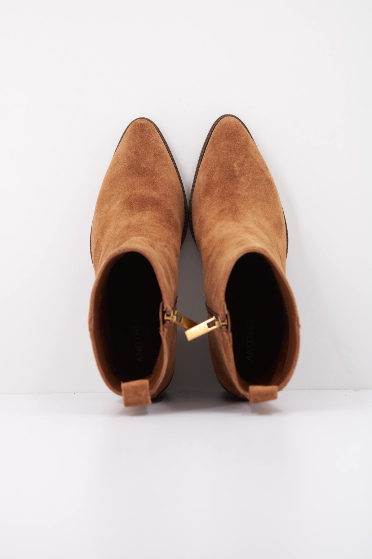 ANOTHER TREND BOTIN BABY SILK en color MARRON CLARO (3)