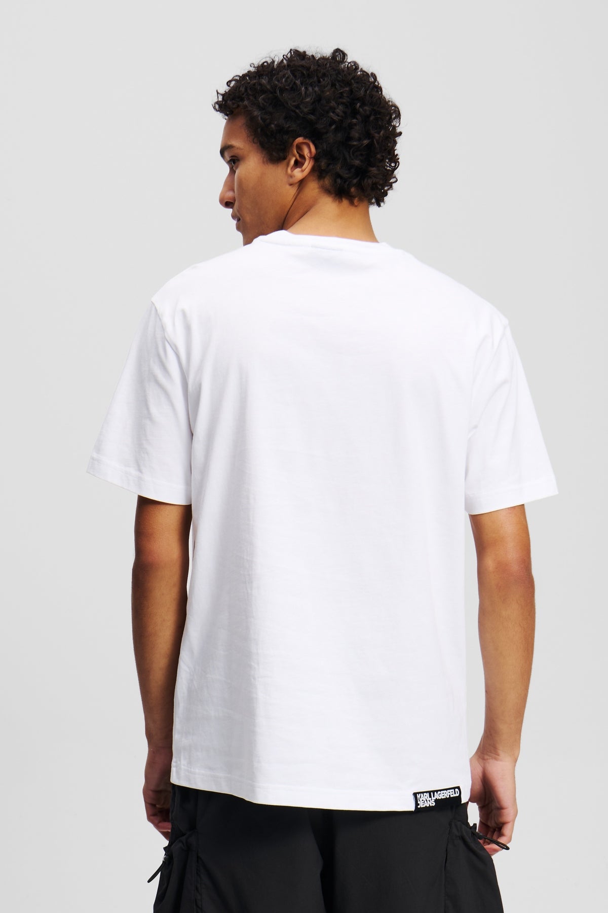 KARL LAGERFELD JEANS KLJ REG SS ESSENTIAL TEE en color BLANCO (3)
