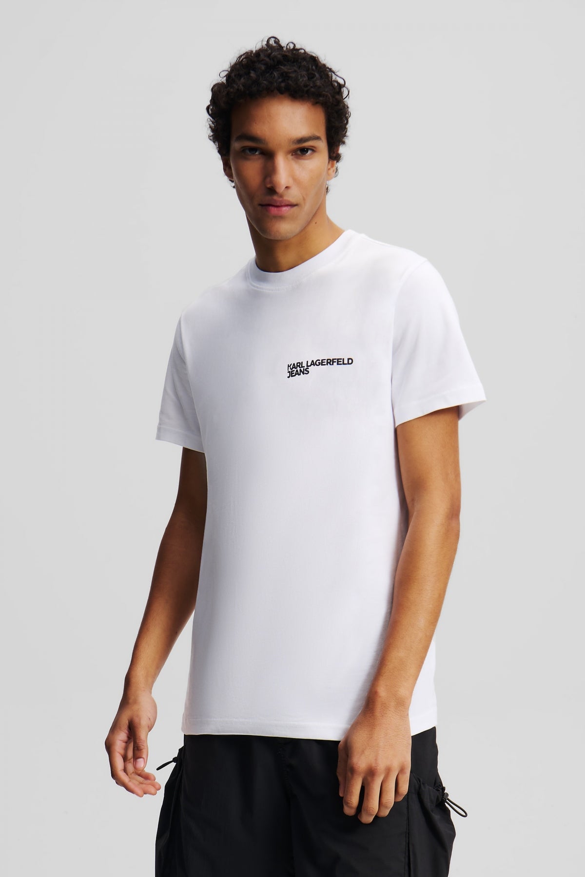 KARL LAGERFELD JEANS KLJ SLIM SS TEE en color BLANCO (1)