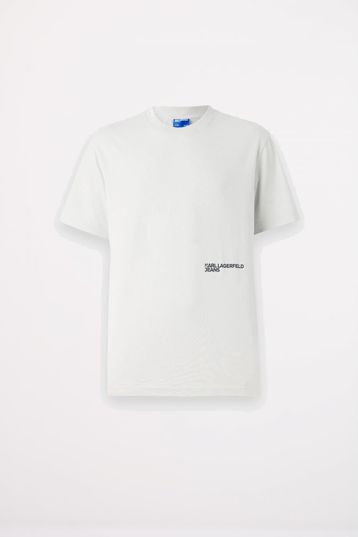 KARL LAGERFELD JEANS KLJ REG ECLIPSE TEE en color BEIS (2)