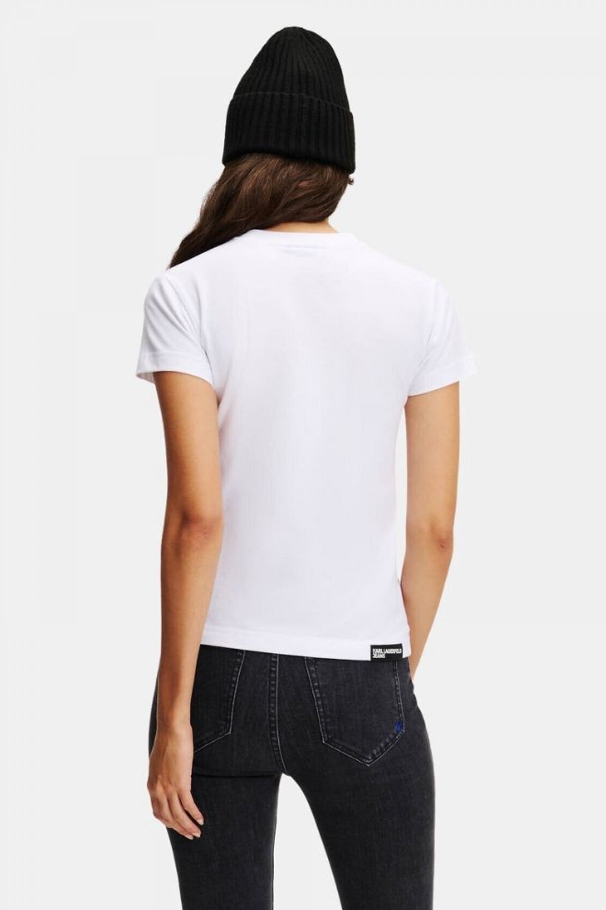 KARL LAGERFELD JEANS KLJ SLIM SS TEE en color BLANCO (3)