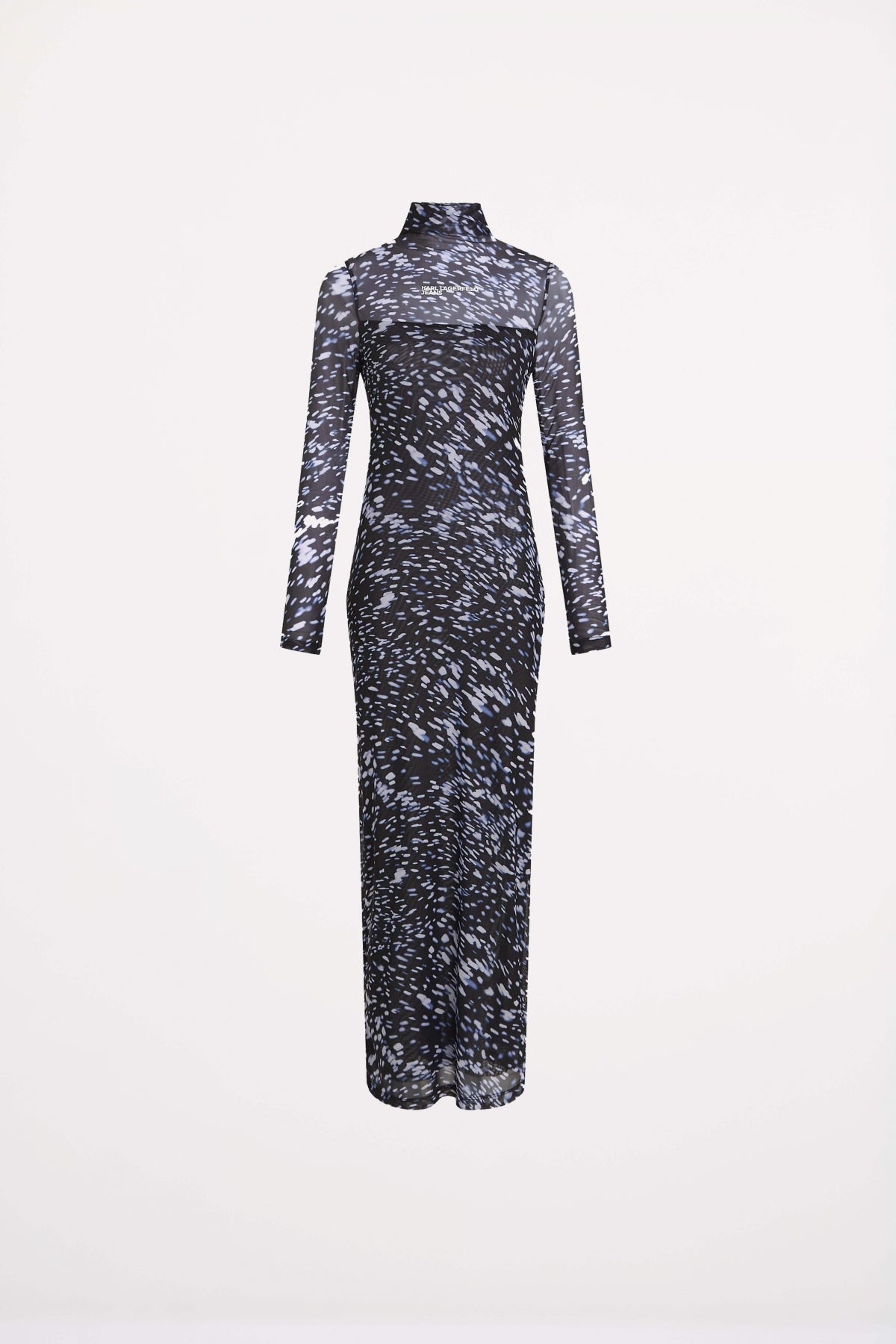 KARL LAGERFELD JEANS KLJ LS MESH LIGHTS AOP DRE en color VIOLETA (2)