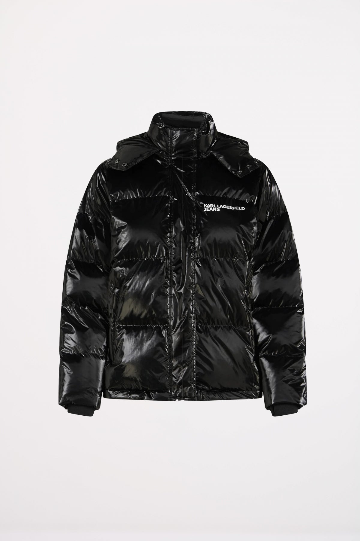 KARL LAGERFELD JEANS KLJ PEARLIZED PUFFER en color NEGRO (2)