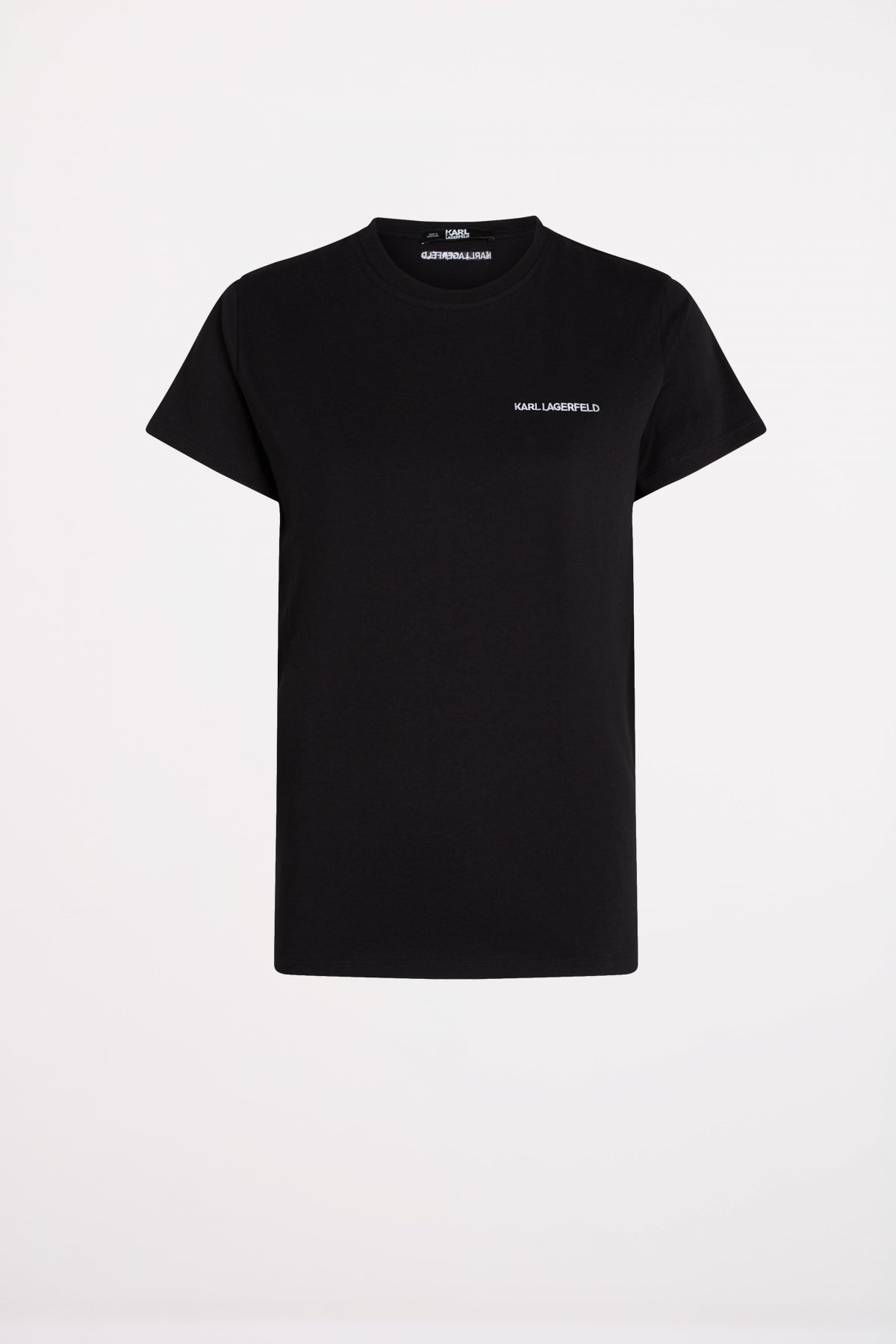 KARL LAGERFELD JEANS ESSENTIAL T-SHIRT en color NEGRO (2)
