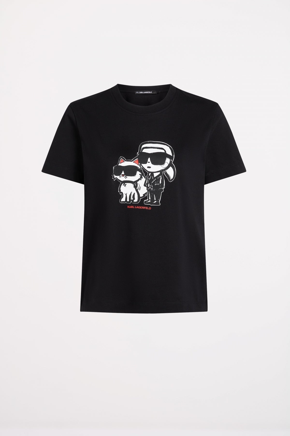 KARL LAGERFELD JEANS AW IKON SKETCH DUO T-SHIRT en color NEGRO (2)