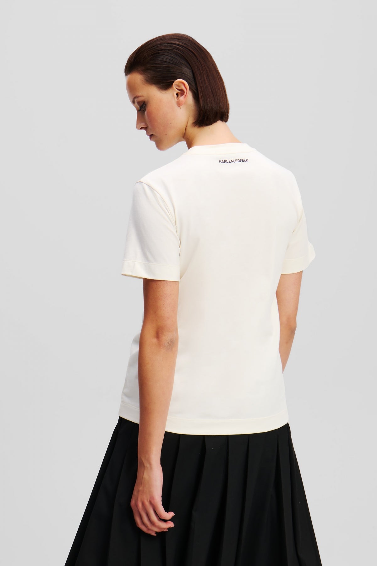 KARL LAGERFELD AW IKON SKETCH DUO TSHIRT en color BEIS (3)