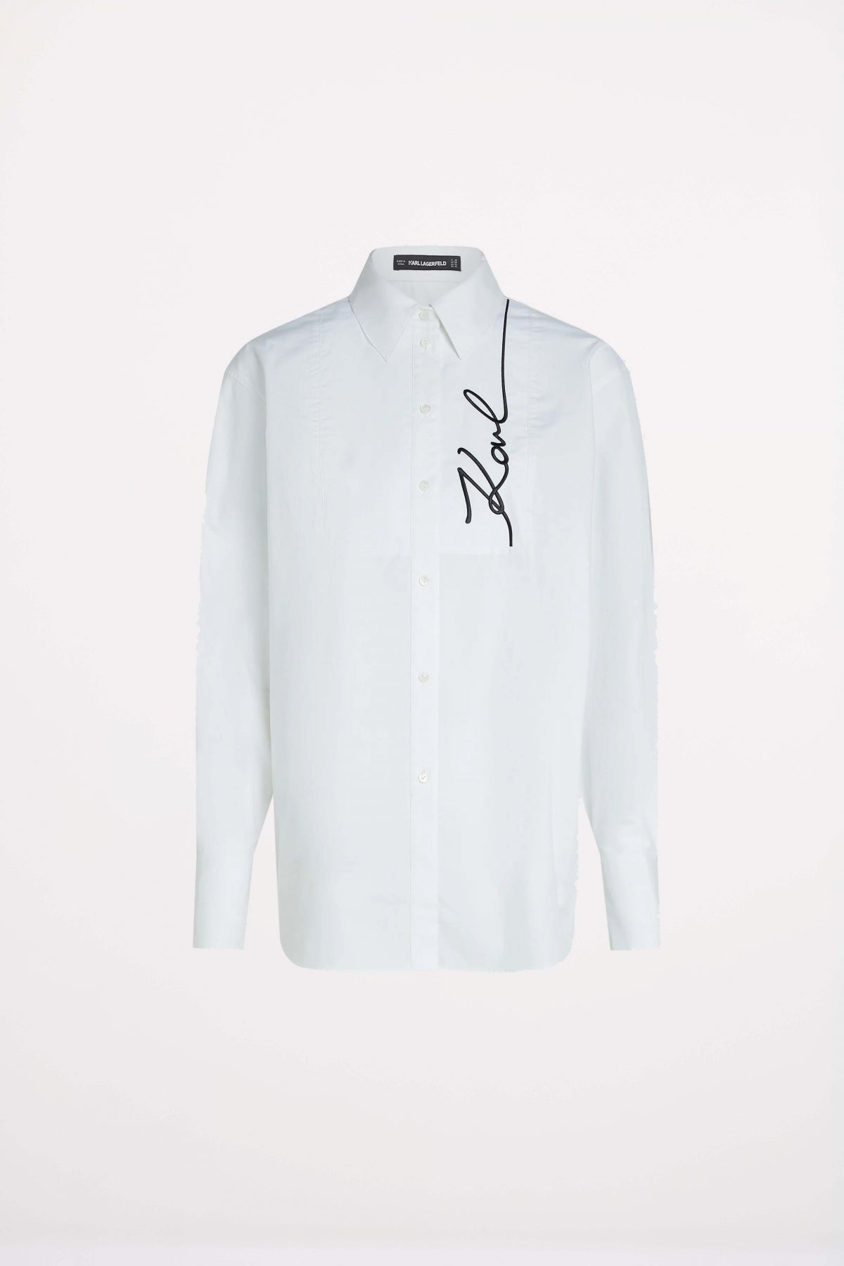 KARL LAGERFELD JEANS SIGNATURE SEQUINS T-SHIRT en color BLANCO (2)