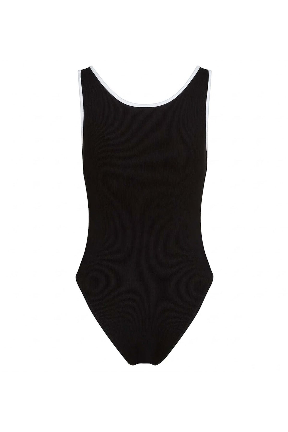 KARL LAGERFELD JEANS KLJ RIBBED BODY en color NEGRO (2)