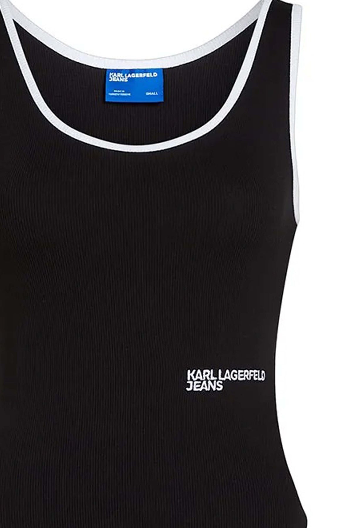 KARL LAGERFELD JEANS KLJ RIBBED BODY en color NEGRO (3)