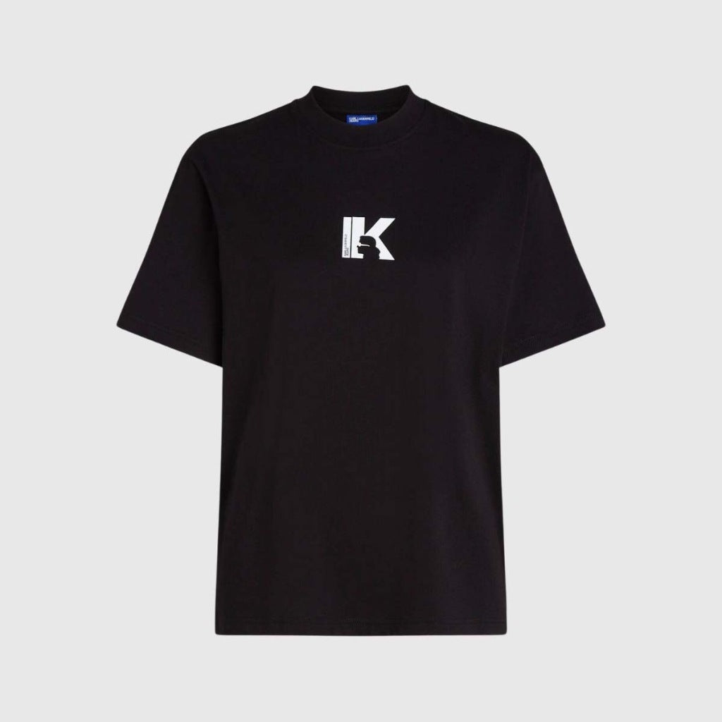 KARL LAGERFELD JEANS KLJ SLIM SS K LOGO TEE en color NEGRO (4)