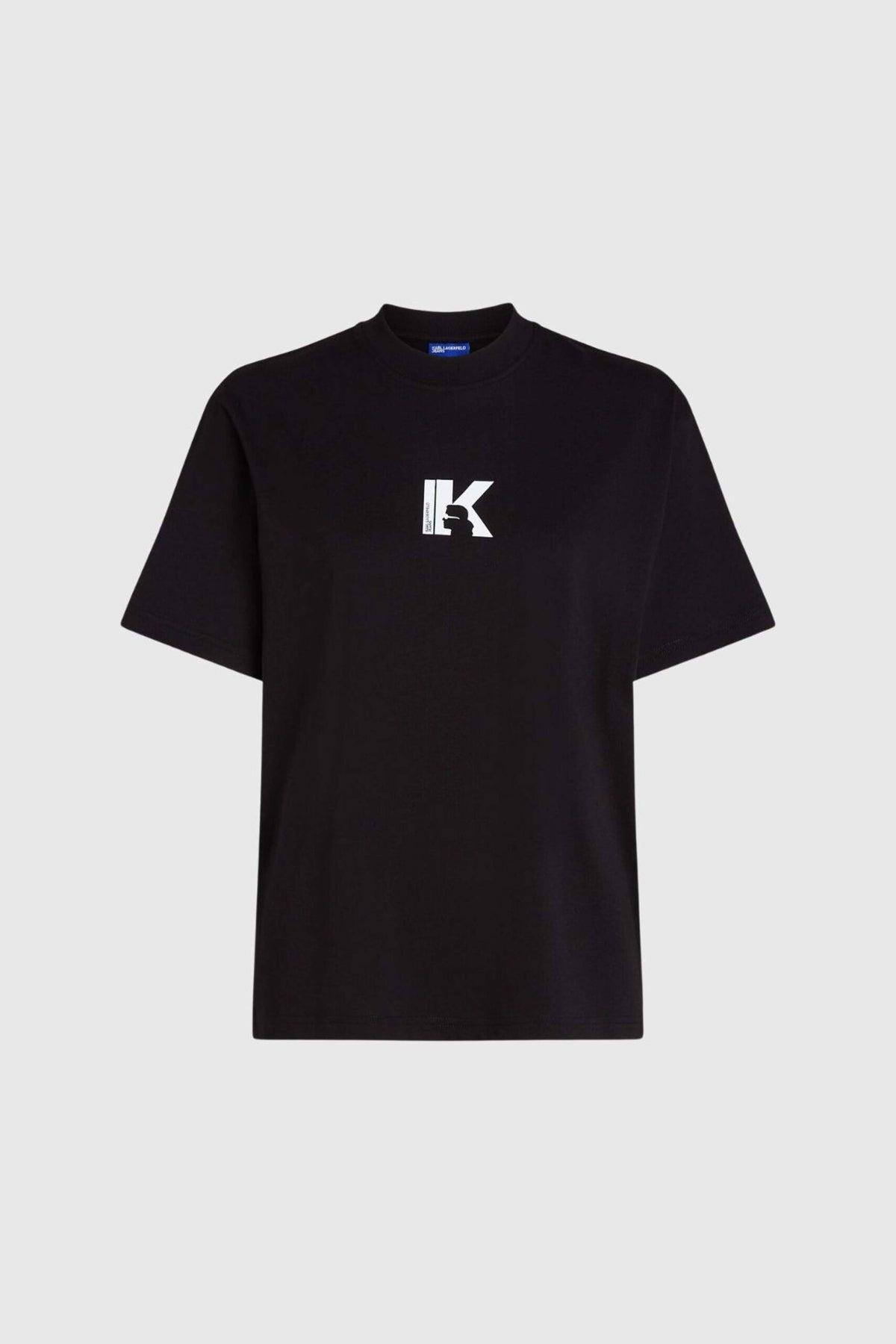 KARL LAGERFELD JEANS KLJ SLIM SS K LOGO TEE en color NEGRO (1)