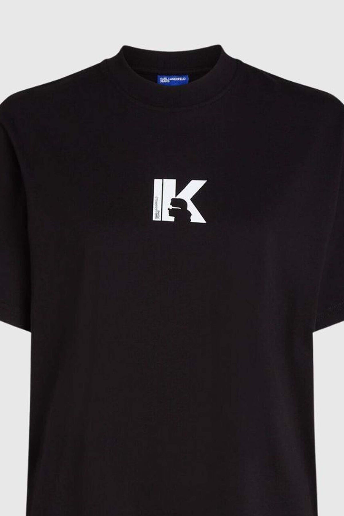 KARL LAGERFELD JEANS KLJ SLIM SS K LOGO TEE en color NEGRO (3)