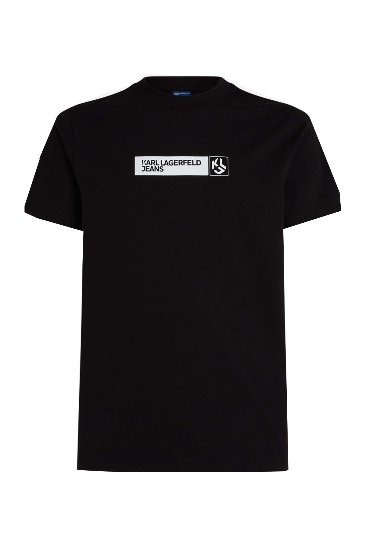 KARL LAGERFELD JEANS SLIM GRAPHIC TEE en color NEGRO (3)