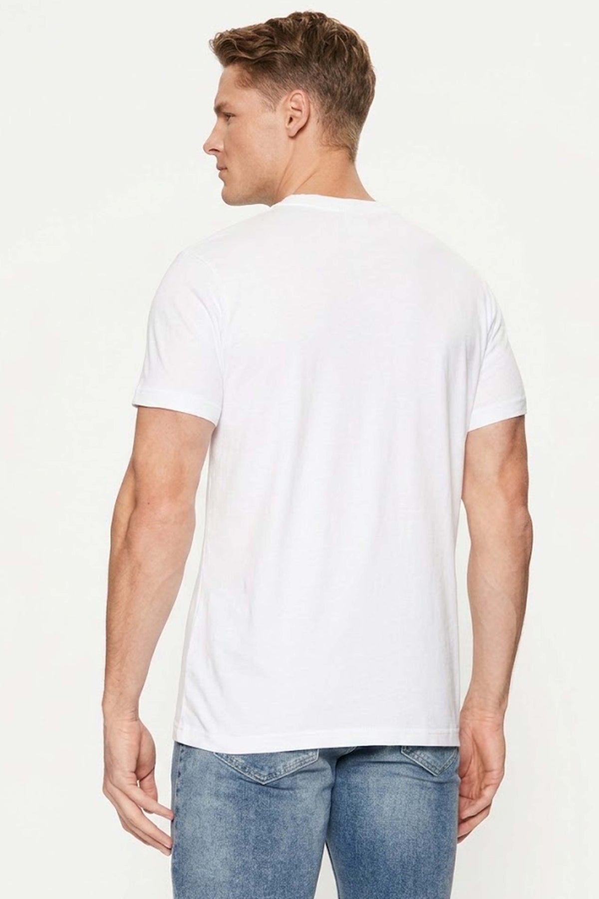 KARL LAGERFELD JEANS SLIM GRAPHIC TEE en color BLANCO (2)