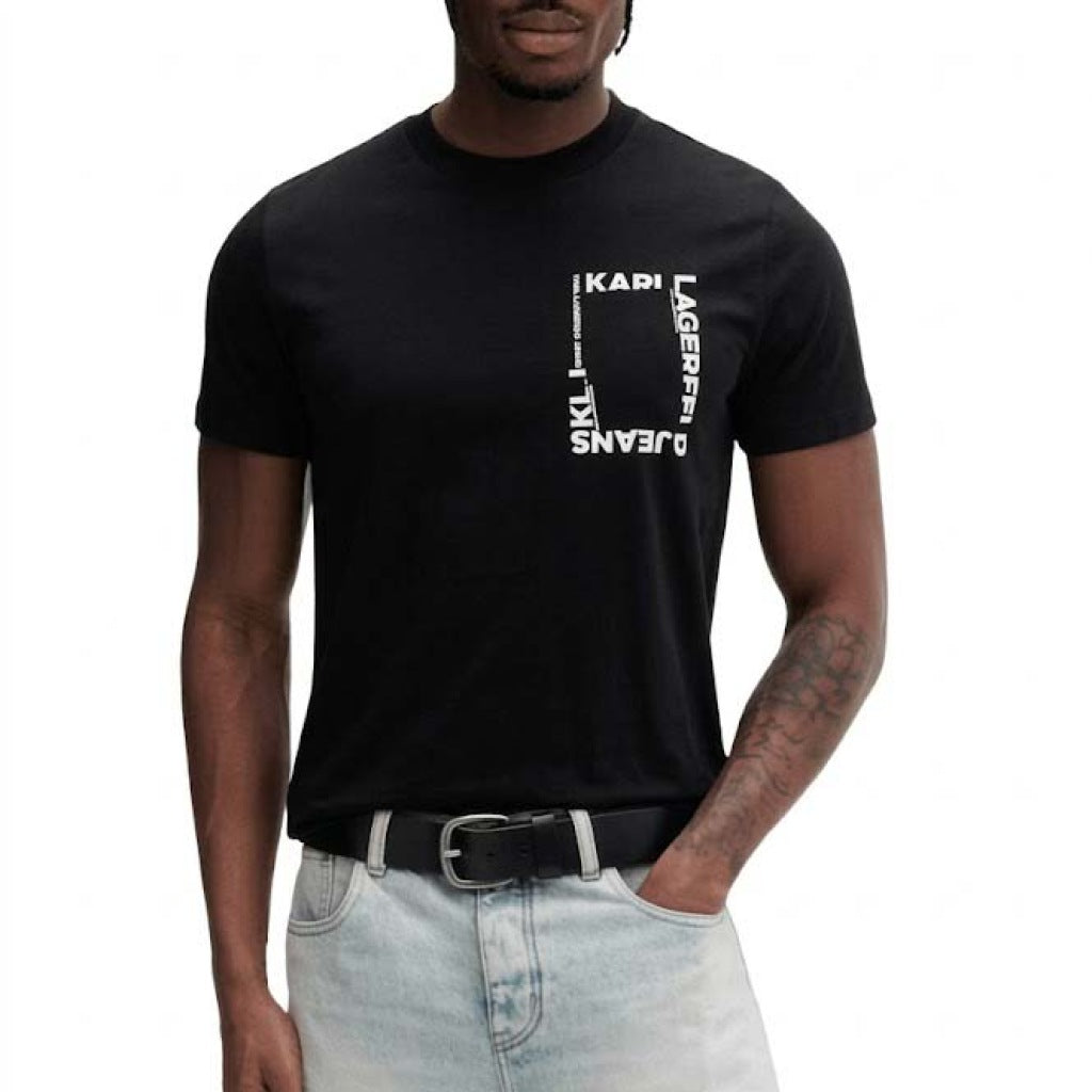 KARL LAGERFELD JEANS BM en color NEGRO (4)